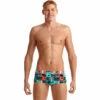 Funky Trunks - Sunset Strip - Mens Plain Front Trunks -UK Swimsuit Sales 2024 funky trunks sunset strip mens plain front trunks 1