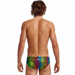Funky Trunks - Sunset West - Mens Eco Classic Briefs -UK Swimsuit Sales 2024 funky trunks sunset west mens eco classic briefs 3