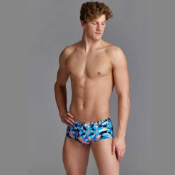 Funky Trunks - Swan Song - Mens Eco Classic Trunks -UK Swimsuit Sales 2024 funky trunks swan song mens eco classic trunks 4