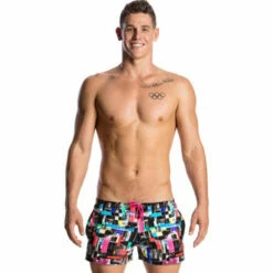 Funky Trunks - Test Signal Mens Shorty Shorts