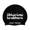 Funky Trunks - The Chlorine Brothers - Silicone Swimming Hat -UK Swimsuit Sales 2024 funky trunks the chlorine brothers silicone swimming hat