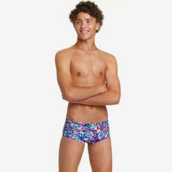 Funky Trunks - Video Star - Boys Sidewinder Trunks -UK Swimsuit Sales 2024 funky trunks video star boys sidewinder trunks 3