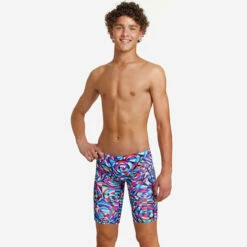 Funky Trunks - Video Star - Boys Training Jammers -UK Swimsuit Sales 2024 funky trunks video star boys training jammers 4