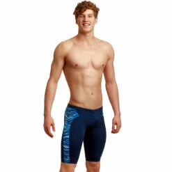 Funky Trunks - Wild Water - Mens Eco Training Jammers -UK Swimsuit Sales 2024 funky trunks wild water mens training jammers 5
