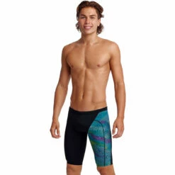 Funky Trunks - Wires Crossed - Mens Training Jammers -UK Swimsuit Sales 2024 funky trunks wires crossed mens training jammers 4