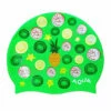 Aqua Fruit Salad - Green Silicone Swim Cap -UK Swimsuit Sales 2024 green fruit salad silicone swim cap