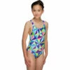 Maru - 3D Pacer Auto Back Girls Swimsuit - Multi -UK Swimsuit Sales 2024 maru 3d pacer auto back multi 1