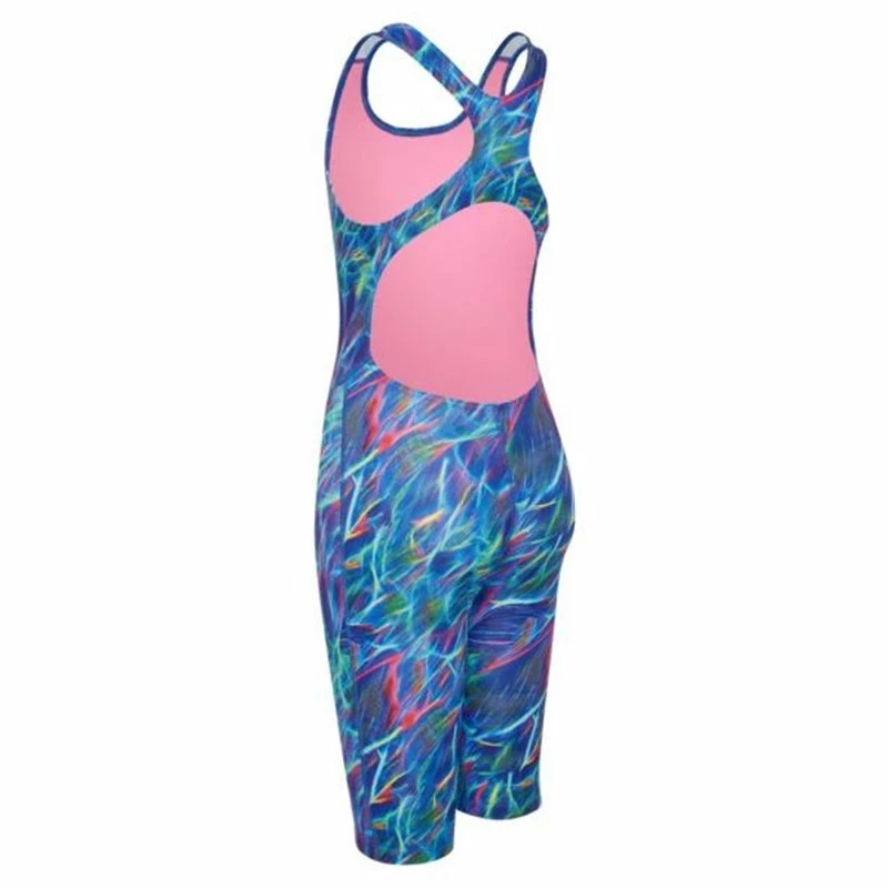 Maru Girls Swimwear - Aquarius Pacer Legsuit - Blue/Pink 8 Maru Girls Swimwear - Aquarius Pacer Legsuit - Blue/Pink - Image 6