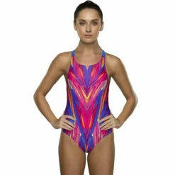 Maru - Carnival Pacer Vault Back Ladies Swimsuit - Multi
