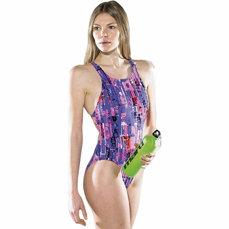 Maru - Eco Zone Back Ladies Swimsuit - Pink 3 Maru - Eco Zone Back Ladies Swimsuit - Pink