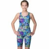 Maru Girls Swimwear - Graffiti Sky Pacer Leg Suit