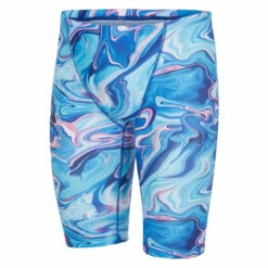 Maru - Marble Run Pacer Mens Jammer - Blue/Pink -UK Swimsuit Sales 2024 maru marble run pacer jammer blue pink 3