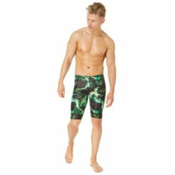 Maru - Nebula Pacer Mens Jammer - Green -UK Swimsuit Sales 2024 maru nebula pacer jammer green 3