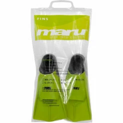Maru - "New" Training Fins / Flippers - Neon Lime/Black -UK Swimsuit Sales 2024 maru new training fins flippers neon lime black 3