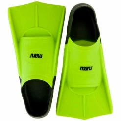 Maru - "New" Training Fins / Flippers - Neon Lime/Black -UK Swimsuit Sales 2024 maru new training fins flippers neon lime black 4