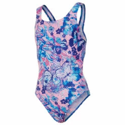 Maru - Puccini Auto Back Girls Swimsuit - Pink -UK Swimsuit Sales 2024 maru puccini girls auto back one piece swimsuit 3