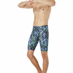 Maru - Rainforest Pacer Mens Jammer - Black/Green -UK Swimsuit Sales 2024 maru rainforest pacer mens jammer black green 3