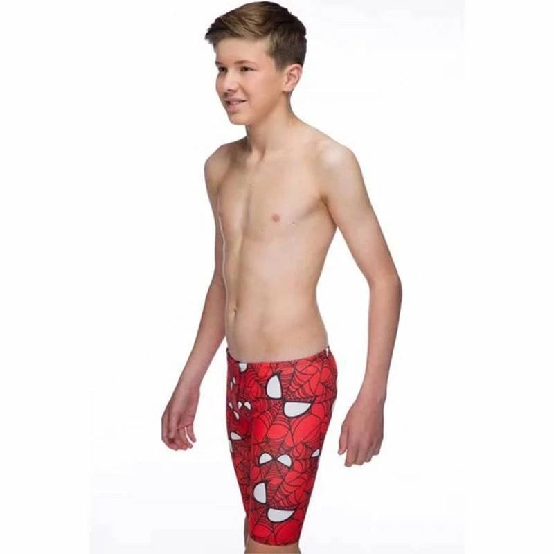 Maru - Spider Pacer Boys Jammer - Red 3 Maru - Spider Pacer Boys Jammer - Red