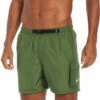 Nike - Belted Packable 5" Volley Short (Treeline) -UK Swimsuit Sales 2024 nike belted packable 5 volley short treeline 1