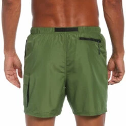 Nike - Belted Packable 5" Volley Short (Treeline) -UK Swimsuit Sales 2024 nike belted packable 5 volley short treeline 2