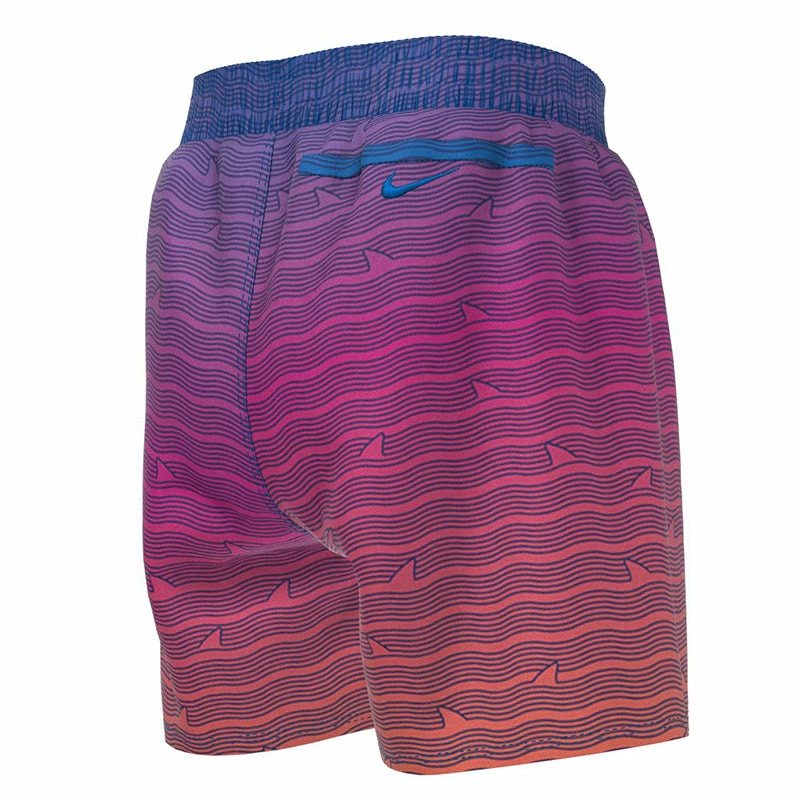 Nike - Boys Shark Stripe Breaker 4" Volley Short (Photo Blue) 5 Nike - Boys Shark Stripe Breaker 4" Volley Short (Photo Blue) - Image 3