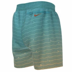 Nike - Boys Shark Stripe Breaker 4" Volley Short (Rush Orange) -UK Swimsuit Sales 2024 nike boys shark stripe breaker 4 volley short rush orange 3