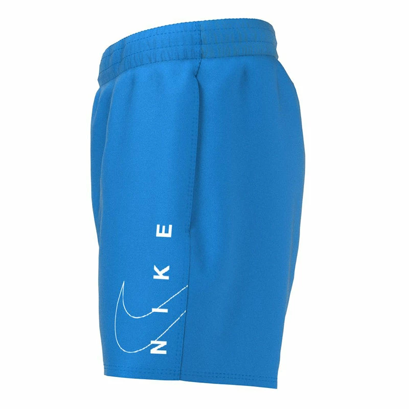 Nike - Boys Split Logo Lap 4" Volley Short (Photo Blue) 4 Nike - Boys Split Logo Lap 4" Volley Short (Photo Blue) - Image 2