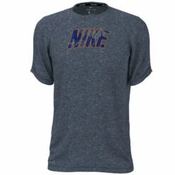 Nike - Collage Logo Short Sleeve Hydroguard (Midnight Navy) -UK Swimsuit Sales 2024 nike collage logo short sleeve hydroguard midnight navy 3