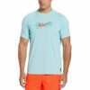 Nike - Electric Swoosh Short Sleeve Hydroguard (Copa) -UK Swimsuit Sales 2024 nike electric swoosh short sleeve hydroguard copa 1