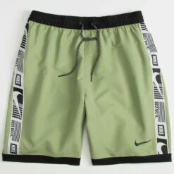 Nike - Funfetti Racer 5" Volley Short (Oil Green) -UK Swimsuit Sales 2024 nike funfetti racer 5 volley short oil green 4