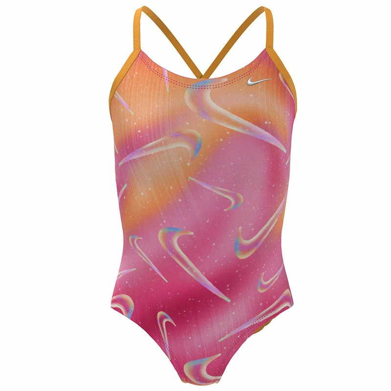 Nike - Girl's Aurora Swoosh Crossback One Piece (Pink Spell) 5 Nike - Girl's Aurora Swoosh Crossback One Piece (Pink Spell) - Image 3
