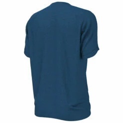 Nike - Heather Short Sleeve Hydroguard (DK Marina Blue) -UK Swimsuit Sales 2024 nike heather short sleeve hydroguard dk marina blue 4