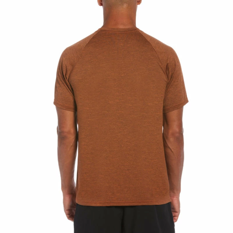 Nike - Heather Short Sleeve Hydroguard (Rush Orange) 4 Nike - Heather Short Sleeve Hydroguard (Rush Orange) - Image 2