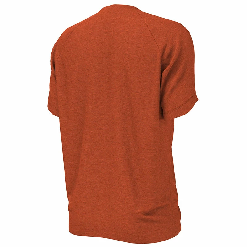 Nike - Heather Short Sleeve Hydroguard (Rush Orange) 6 Nike - Heather Short Sleeve Hydroguard (Rush Orange) - Image 4