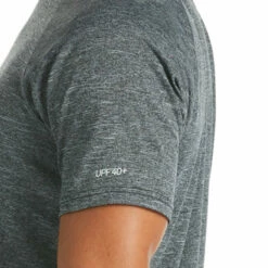 Nike - Heather Tilt Short Sleeve Hydroguard (Black) 11 Nike - Heather Tilt Short Sleeve Hydroguard (Black) -UK Swimsuit Sales 2024 nike heather tilt short sleeve hydroguard black 3