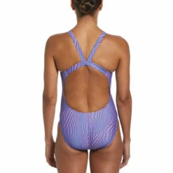 Nike - Hydrastrong Multi Print Fastback One Piece (Polarized Pink) -UK Swimsuit Sales 2024 nike hydrastrong multi print fastback one piece polarized pink 4
