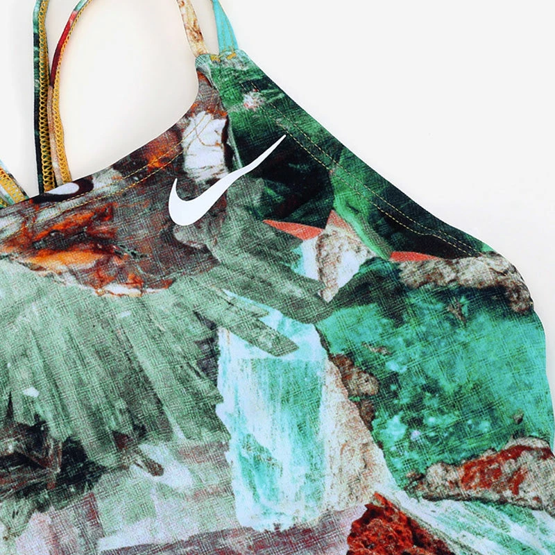 Nike - Hydrastrong Multiple Print Spiderback One Piece (University Gold) 6 Nike - Hydrastrong Multiple Print Spiderback One Piece (University Gold) - Image 4