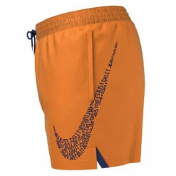 Nike - JDI Swoosh 5" Volley Short (Total Orange) -UK Swimsuit Sales 2024 nike jdi swoosh 5 volley short total orange 4