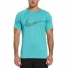 Nike - JDI Swoosh Short Sleeve Hydroguard (Washed Teal) -UK Swimsuit Sales 2024 nike jdi swoosh short sleeve hydroguard washed teal 1