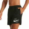 Nike - Logo Lap 5" Volley Short (Black) -UK Swimsuit Sales 2024 nike logo lap 5 volley short black 1