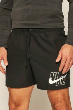 Nike - Logo Lap 5" Volley Short (Black) -UK Swimsuit Sales 2024 nike logo lap 5 volley short black 10
