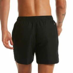 Nike - Logo Lap 5" Volley Short (Black) -UK Swimsuit Sales 2024 nike logo lap 5 volley short black 3