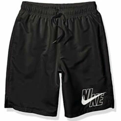Nike - Logo Lap 5" Volley Short (Black) -UK Swimsuit Sales 2024 nike logo lap 5 volley short black 4