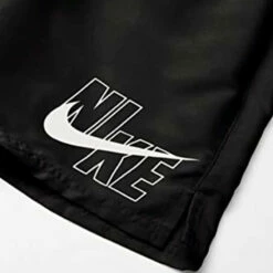 Nike - Logo Lap 5" Volley Short (Black) -UK Swimsuit Sales 2024 nike logo lap 5 volley short black 6