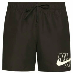 Nike - Logo Lap 5" Volley Short (Black) -UK Swimsuit Sales 2024 nike logo lap 5 volley short black 8