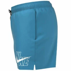 Nike - Logo Lap 5" Volley Short (Laser Blue) -UK Swimsuit Sales 2024 nike logo lap 5 volley short laser blue 4