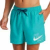 Nike - Logo Lap 5" Volley Short (Oracle Aqua) -UK Swimsuit Sales 2024 nike logo lap 5 volley short oracle aqua 1