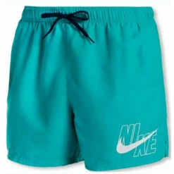 Nike - Logo Lap 5" Volley Short (Oracle Aqua) -UK Swimsuit Sales 2024 nike logo lap 5 volley short oracle aqua 3