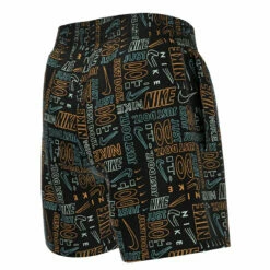 Nike - Logo Mash-Up Breaker 4" Volley Short (Black) -UK Swimsuit Sales 2024 nike logo mash up breaker 4 volley short black 3