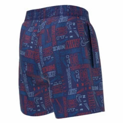 Nike - Logo Mash-Up Breaker 4" Volley Short (Midnight Navy) - Boys -UK Swimsuit Sales 2024 nike logo mash up breaker 4 volley short midnight navy 3